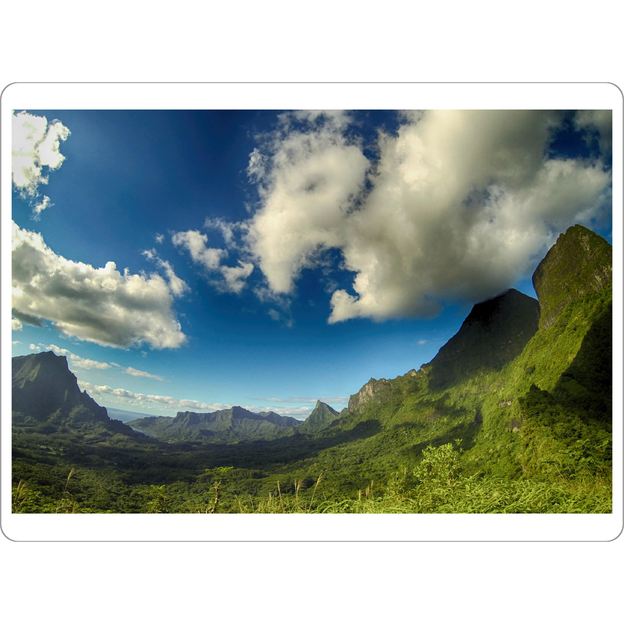 Tischset "Moutains and clouds" artboxONE - Natur,Reise,Reise / Länder - Berge,Wolken,Natur,Reise,Berg,Natur,Bergsteigen,Wandern,Wanderslust