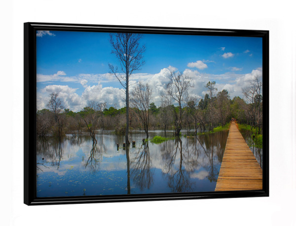 Poster mit schwarzem Rahmen "Water reflection" artboxONE - Natur,Reise - Foto,Fotografie,Natur,Reise,Wasser,Himmel