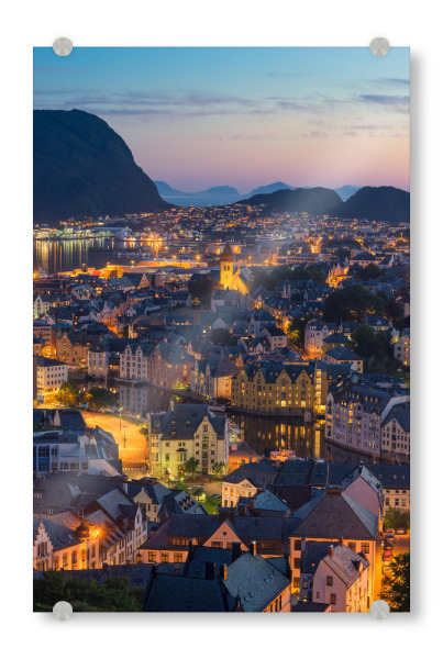 Acrylglasbild "Ålesund 02" artboxONE - Städte,Reise / Länder,Städte / Weitere
