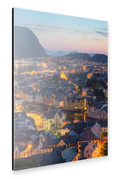Alu-Dibond "Ålesund 02" 30x20 cm artboxONE