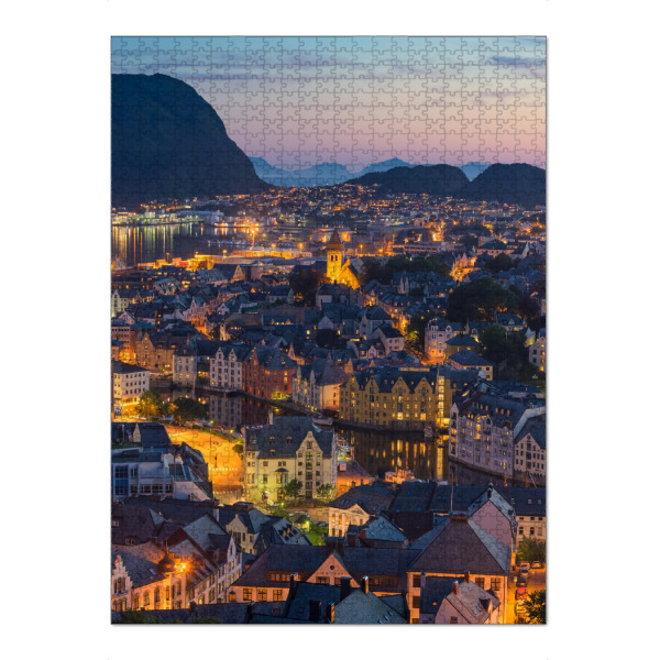 Puzzle Ravensburger "Ålesund 02" artboxONE - Städte,Reise / Länder,Städte / Weitere