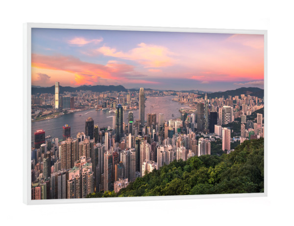 Poster mit weißem Rahmen "Hong Kong 15" artboxONE - Städte,Reise / Asien,Städte / Weitere