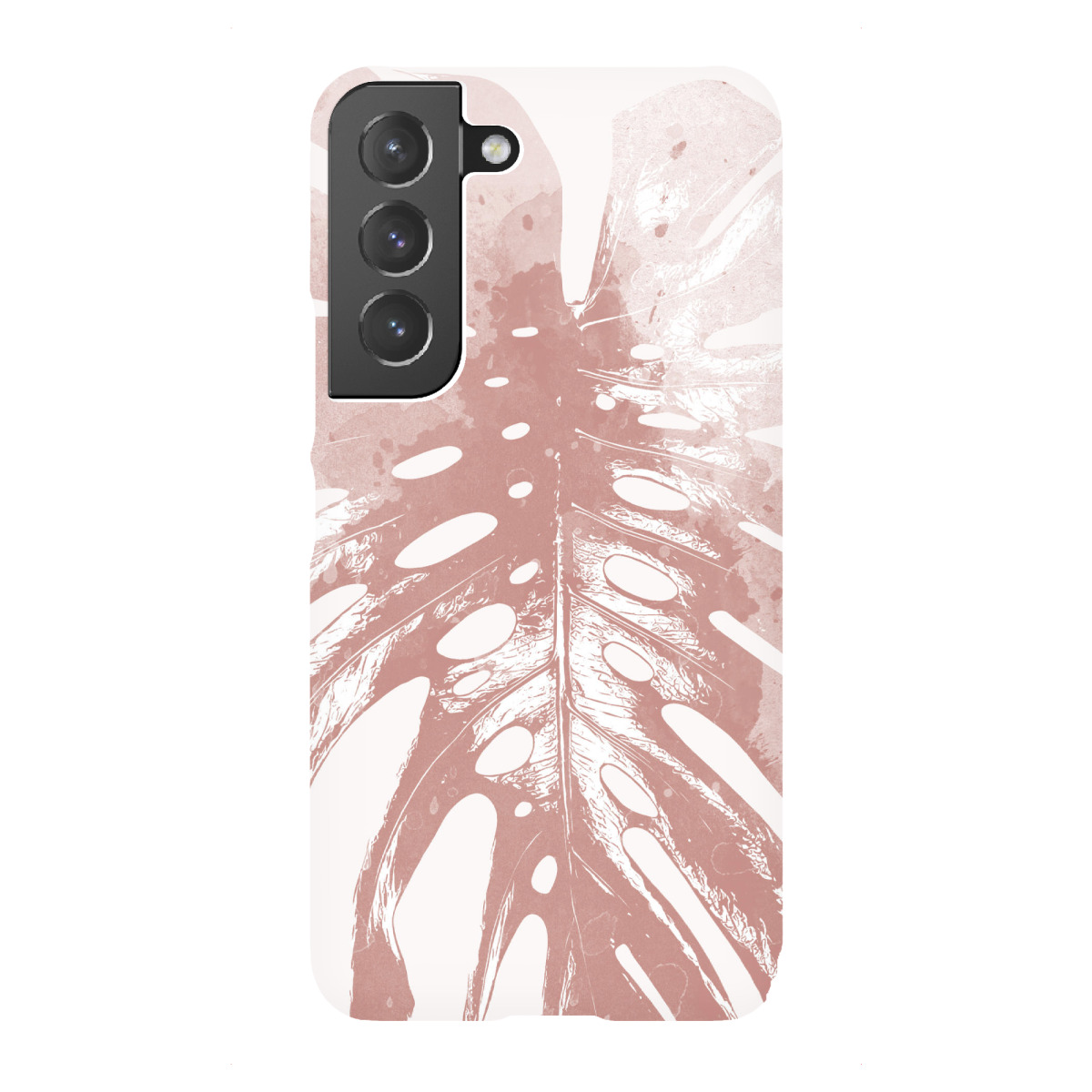 Samsung Galaxy "Monstera Leaf in Blush" Premium-Case Handyhülle artboxONE