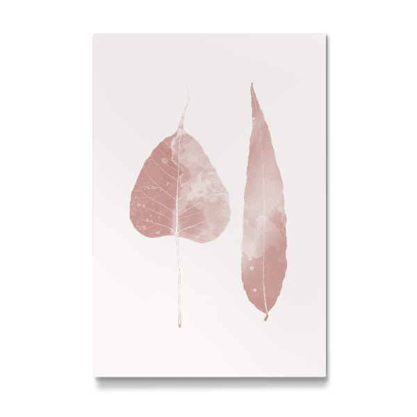 Galerie-Print "Watercolour Leaves in Blush" 30x20 cm artboxONE