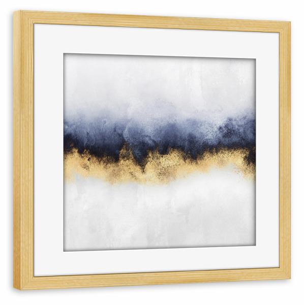 Poster mit Rahmen kiefer "Sky Marble" artboxONE - Abstrakt