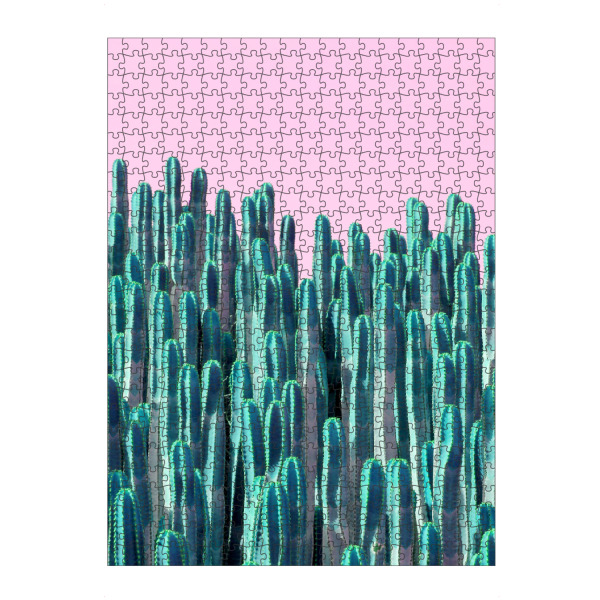 Puzzle Ravensburger "Neon Cactus Cereus" artboxONE - Natur,Floral