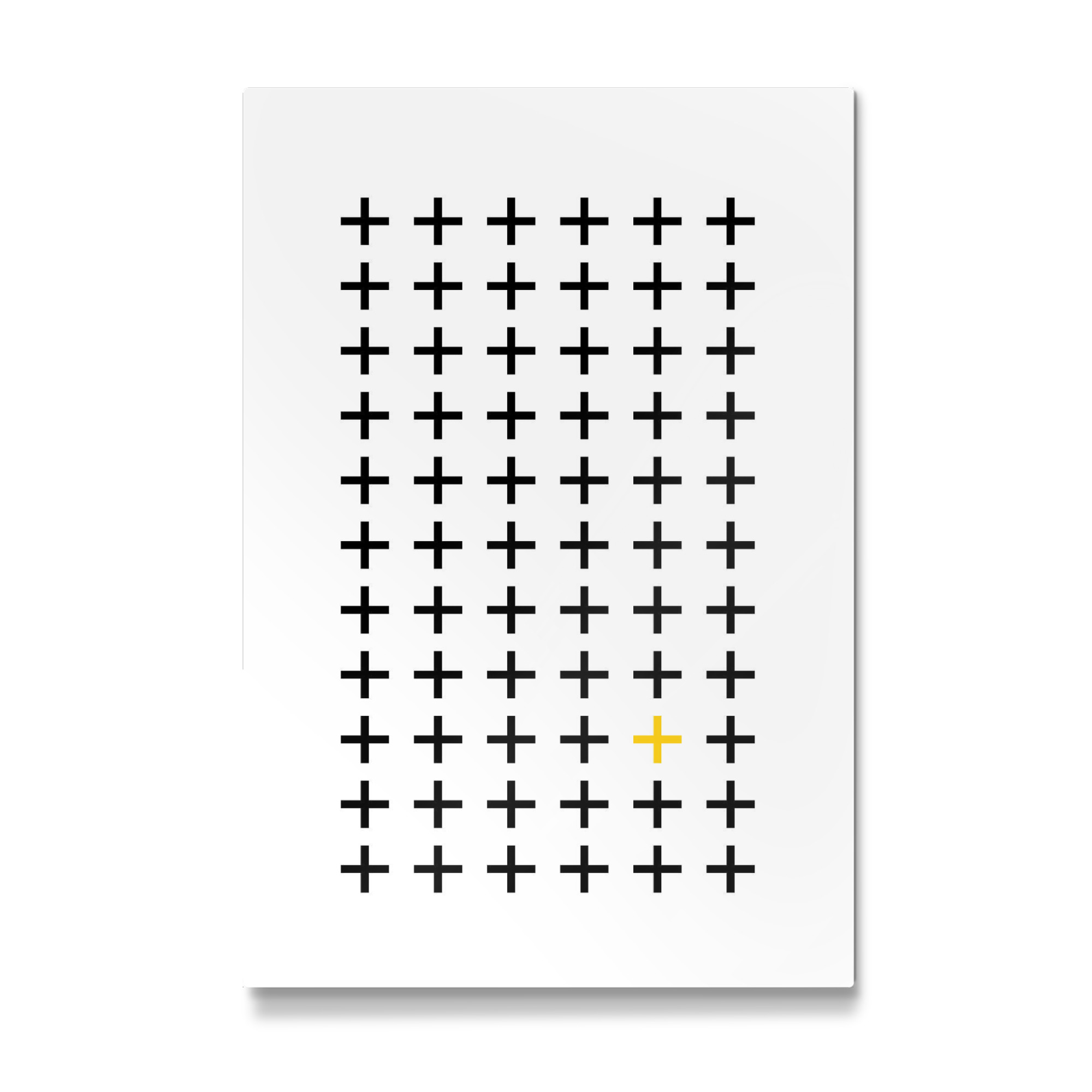 Galerie-Print "Swiss Cross Yellow" 30x20 cm artboxONE