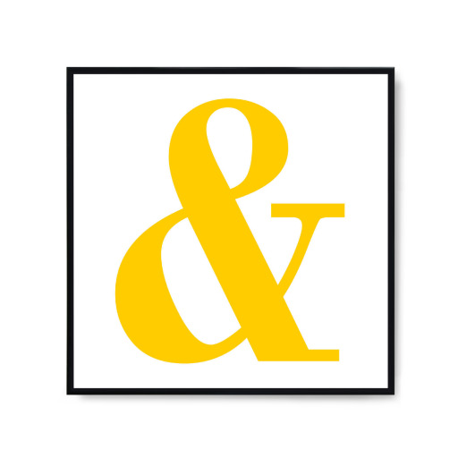 Yellow Ampersand