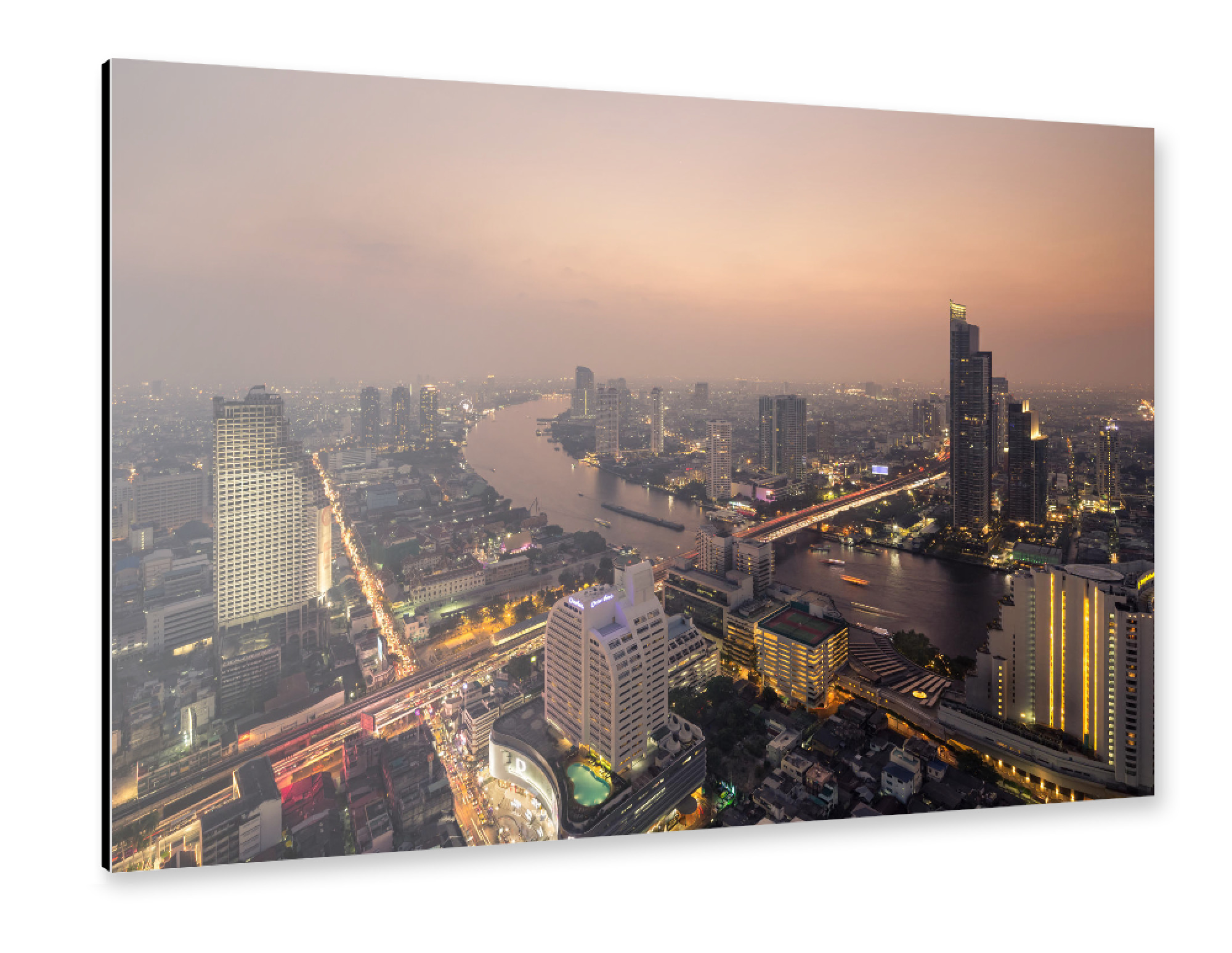Alu-Dibond "Bangkok 10" 75x50 cm artboxONE