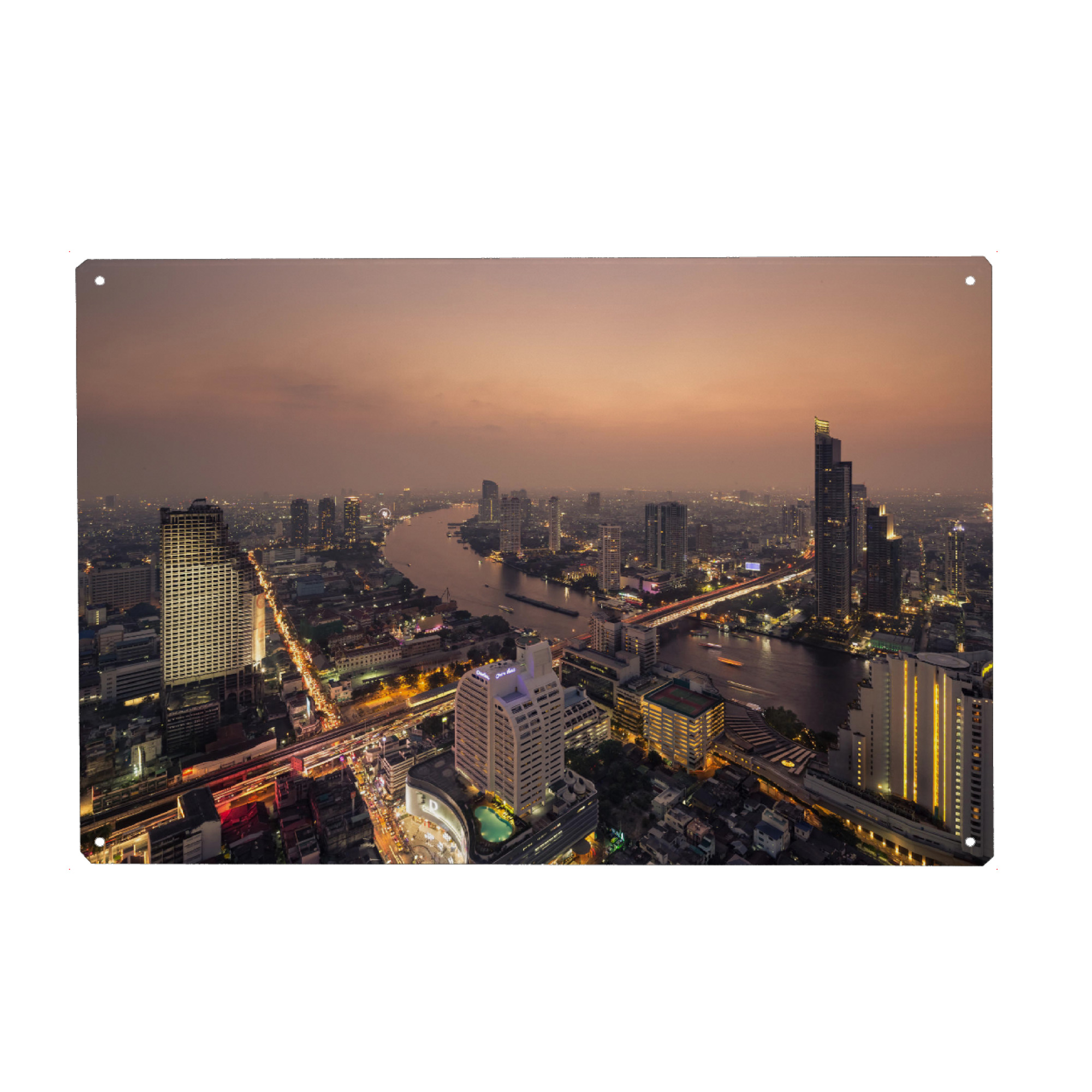 Holzbild "Bangkok 10" artboxONE - Städte,Reise,Reise / Asien