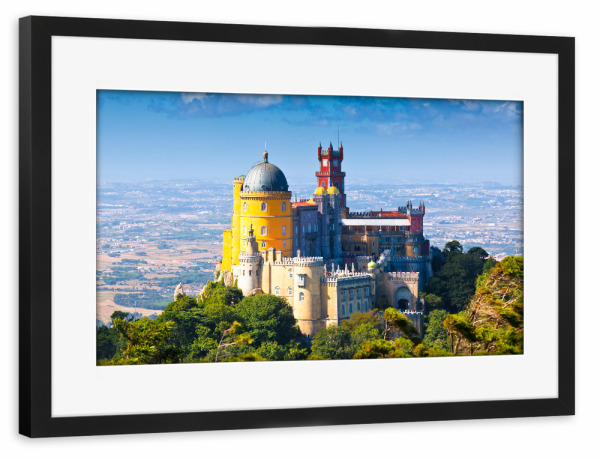 Poster mit Rahmen schwarz "Sintra 01" artboxONE - Architektur,Reise / Länder