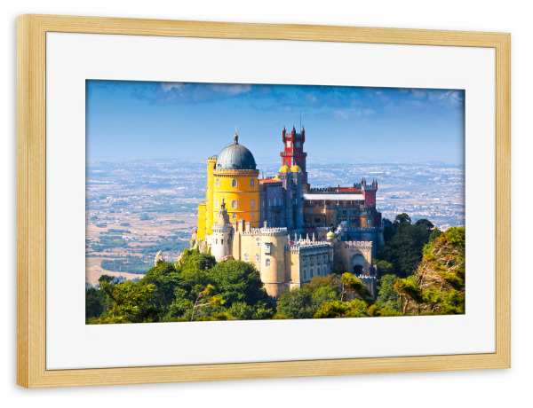 Poster mit Rahmen kiefer "Sintra 01" artboxONE - Architektur,Reise / Länder