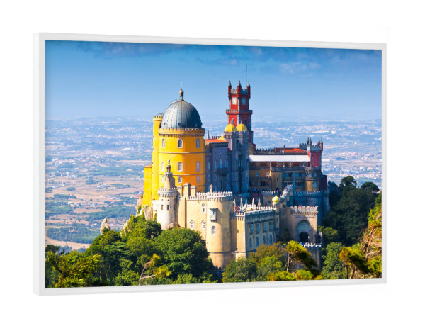 Poster mit weißem Rahmen "Sintra 01" artboxONE - Architektur,Reise / Länder