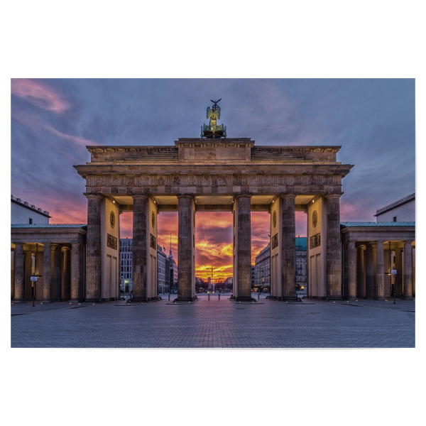Poster 30x20 cm "Brandenburger Tor" artboxONE - Städte / Berlin,Architektur