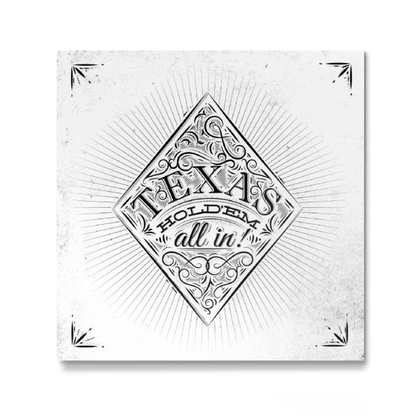 Galerie-Print "Diamanten Texas Holdem" 30x30 cm artboxONE