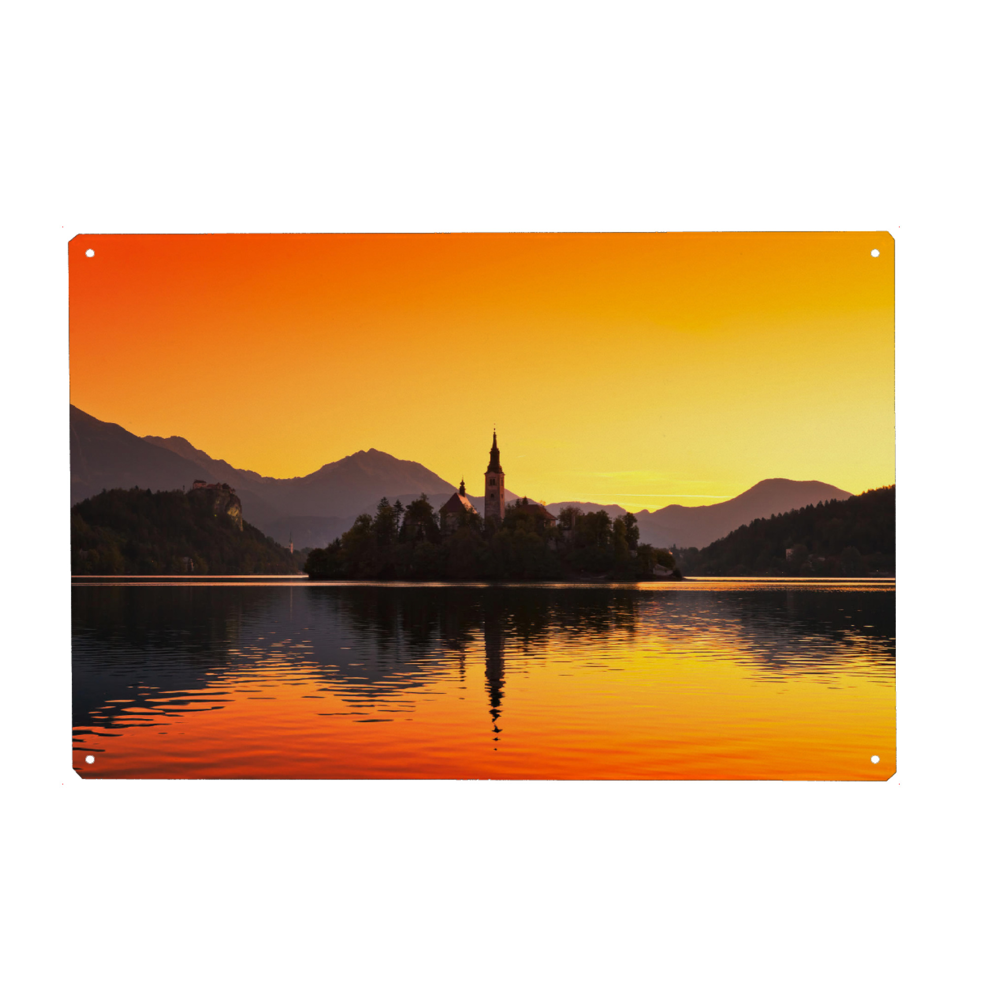 Holzbild "Bled 01" artboxONE - Natur,Reise