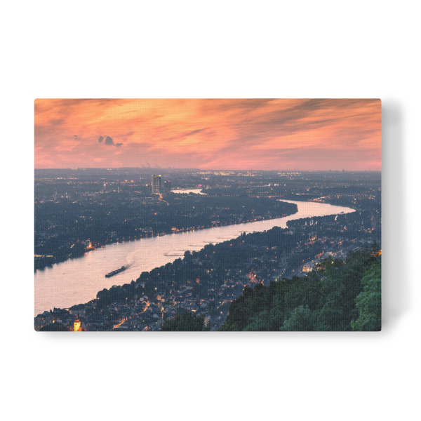 Leinwandbild "Der Rhein 10" artboxONE - Städte,Natur,Reise,Städte / Weitere