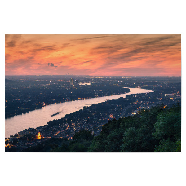 Poster 30x20 cm "Der Rhein 10" artboxONE - Städte,Natur,Reise,Städte / Weitere