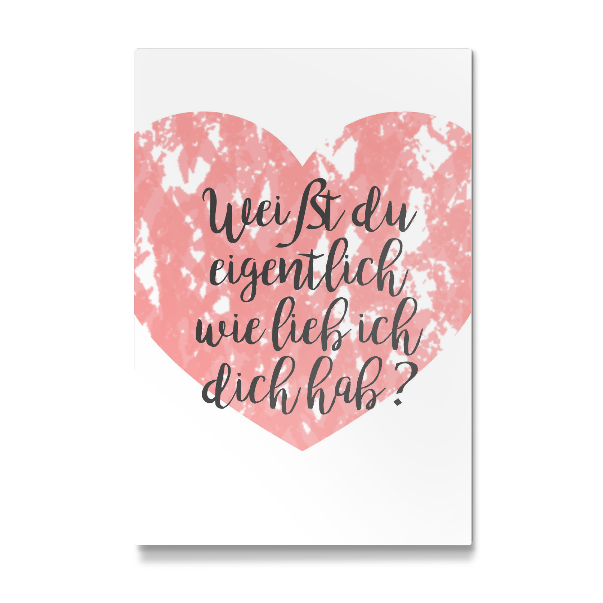 Galerie-Print "Ich hab dich lieb" 30x20 cm artboxONE