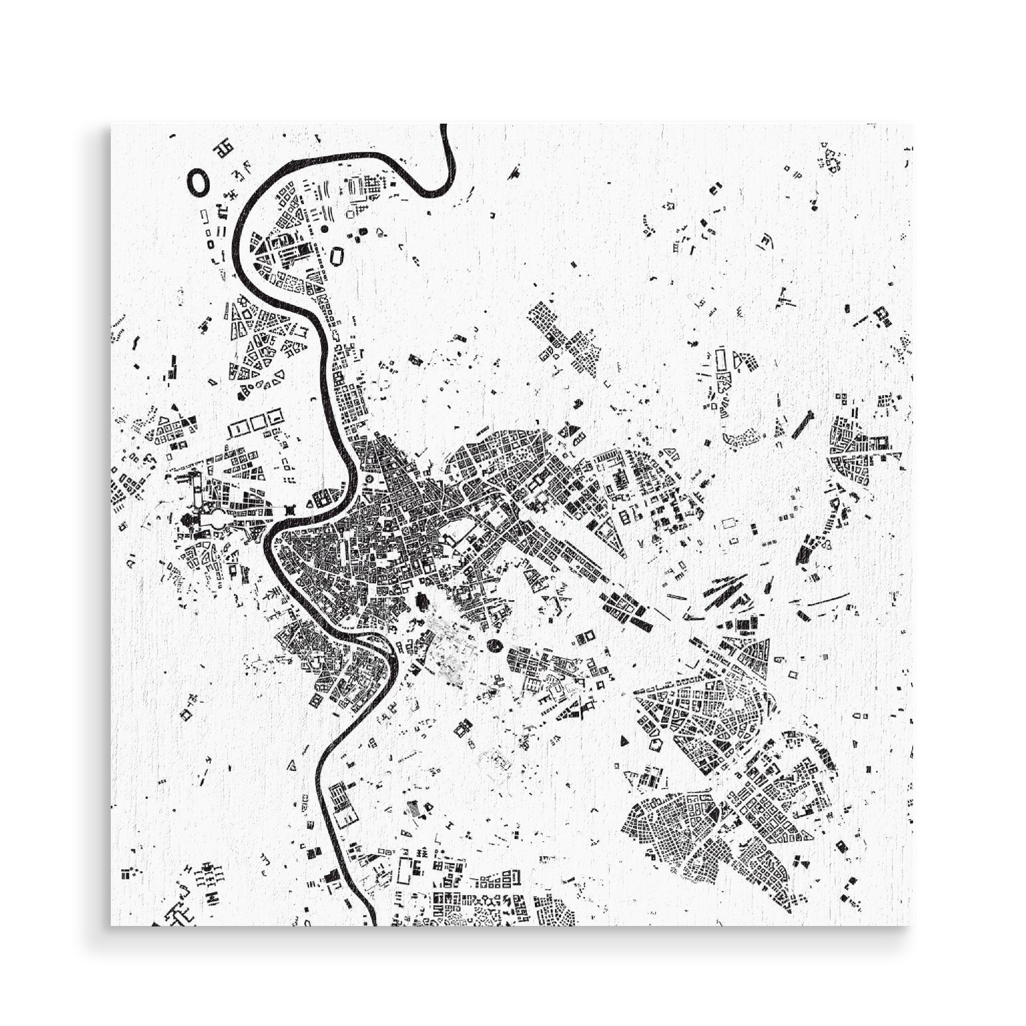 Holzbild "Rom in black" artboxONE - Schwarzweiß,Städte / Rom - Rom,Vatikan,Italien,Roma