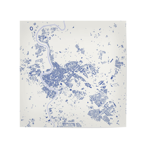 Poster 20x20 cm "Blue Rome" artboxONE - Städte / Rom - Rom,Italien,Papst,Vatikan