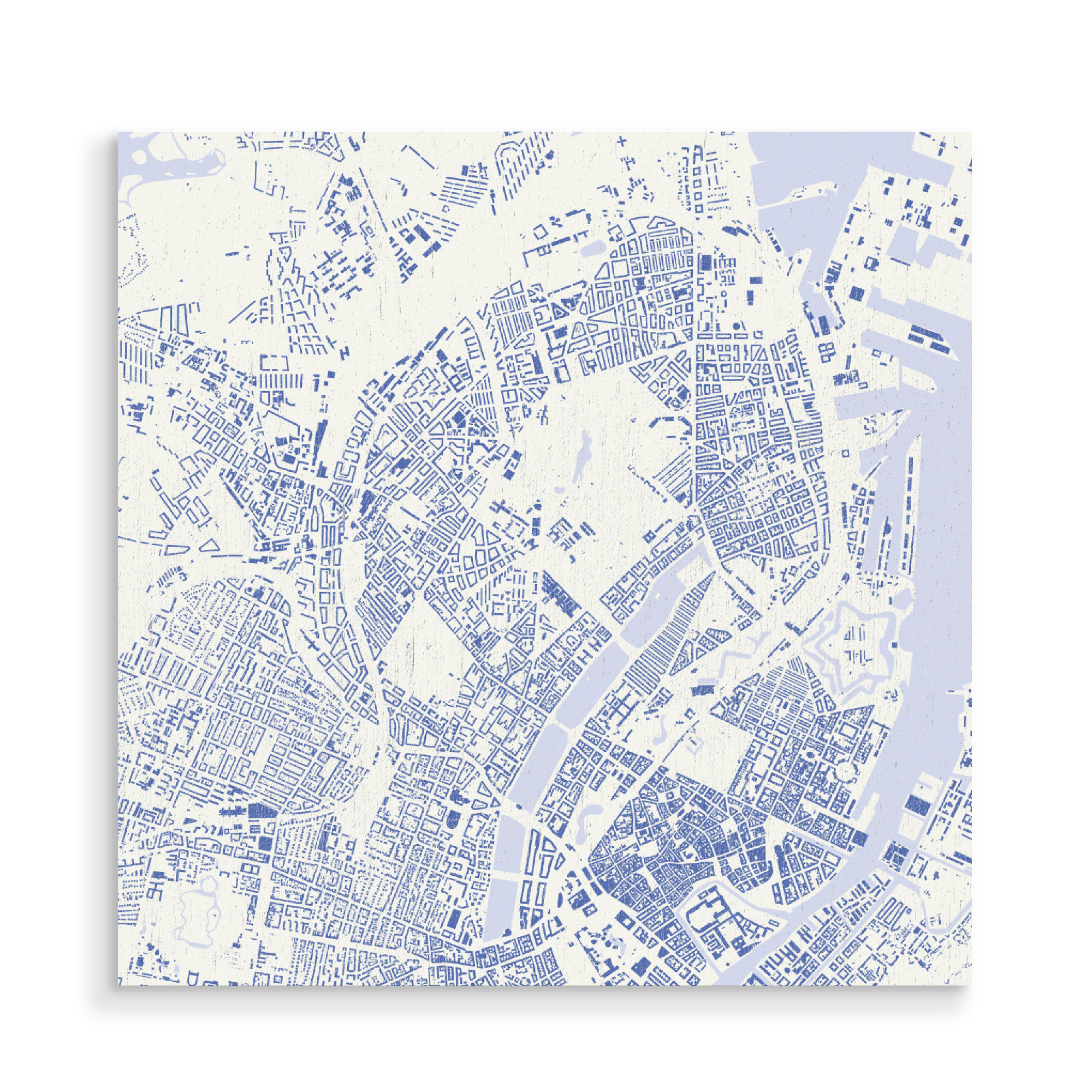 Holzbild "Kopenhagen blue" artboxONE - Städte / København - Dänemark,Danmark,Kobenhaven,Däne,Norden