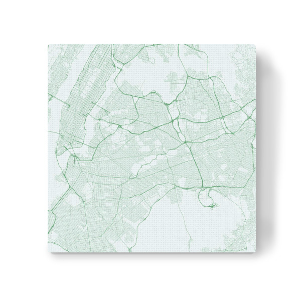 Leinwandbild "Green New York" artboxONE - Städte / New York - Big apple,Nyc,Amerika,Nordamerika,Reise,Usa,Vereinigte staaten von amerika,Städtekarte