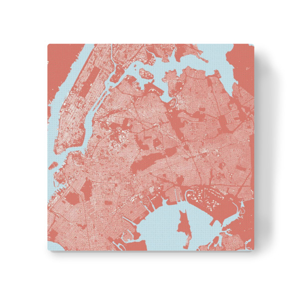 Leinwandbild "New York pink" artboxONE - Städte / New York - Big apple,Nyc,Amerika,Nordamerika,Reise,Usa,Vereinigte staaten von amerika,Städtekarte