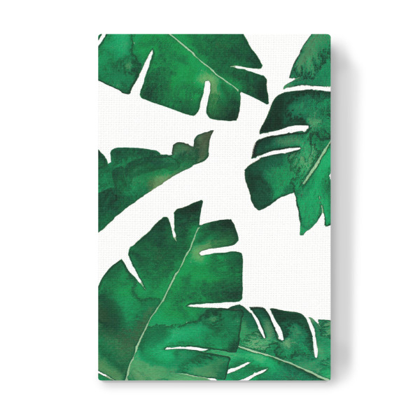 Leinwandbild "Banana leaf" artboxONE - Natur,Reise,Floral - Bananaleaf,Leaf,Banana,Grün,Pflanzen,Tropisch,Palmen,Dschungel