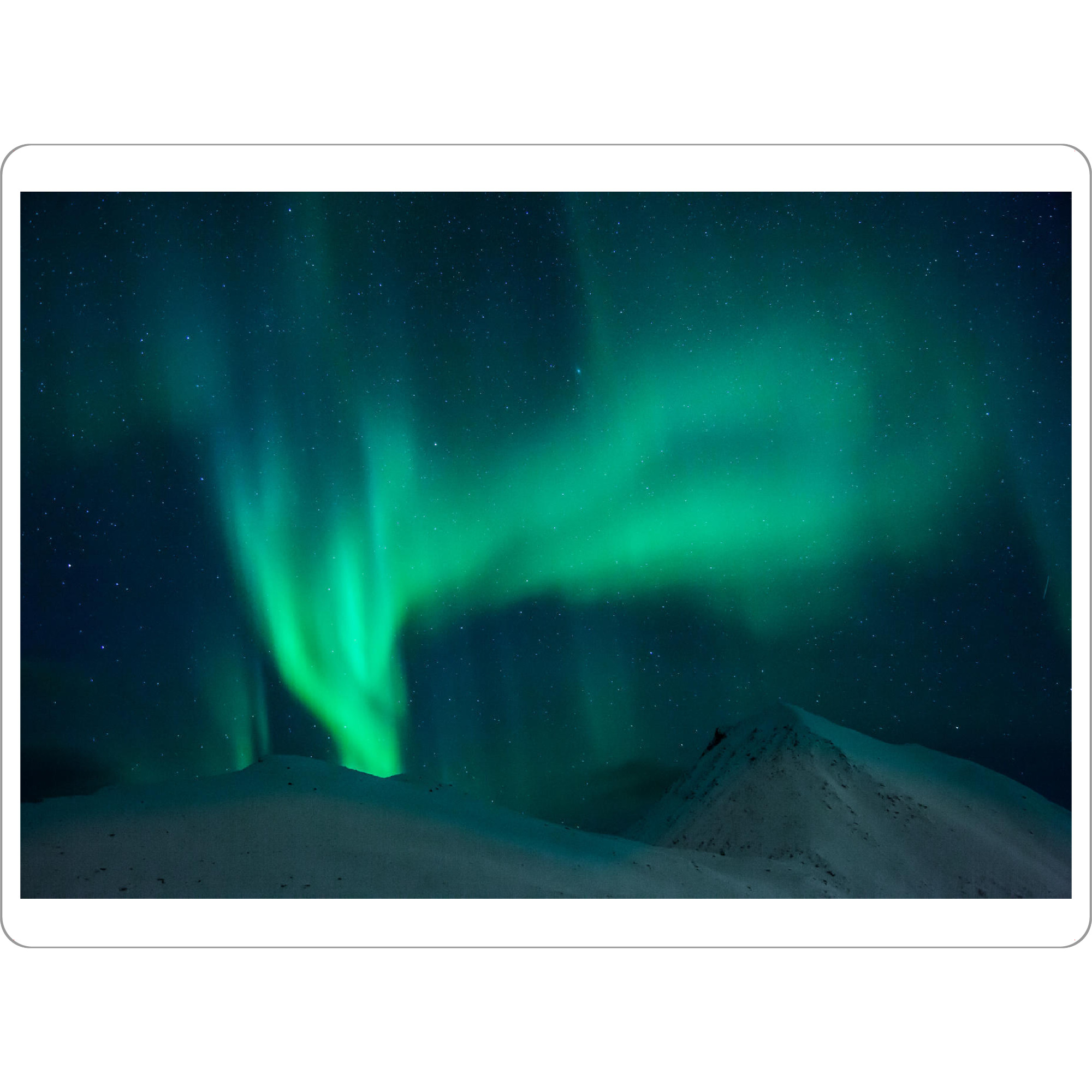Tischset "Nordlicht XIII" artboxONE - Natur