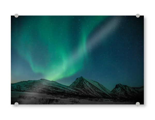 Acrylglasbild "Nordlicht XII" artboxONE - Natur