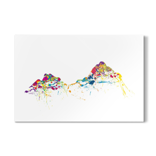 Galerie-Print "Mountainsplash Mythen bunt" 30x20 cm artboxONE