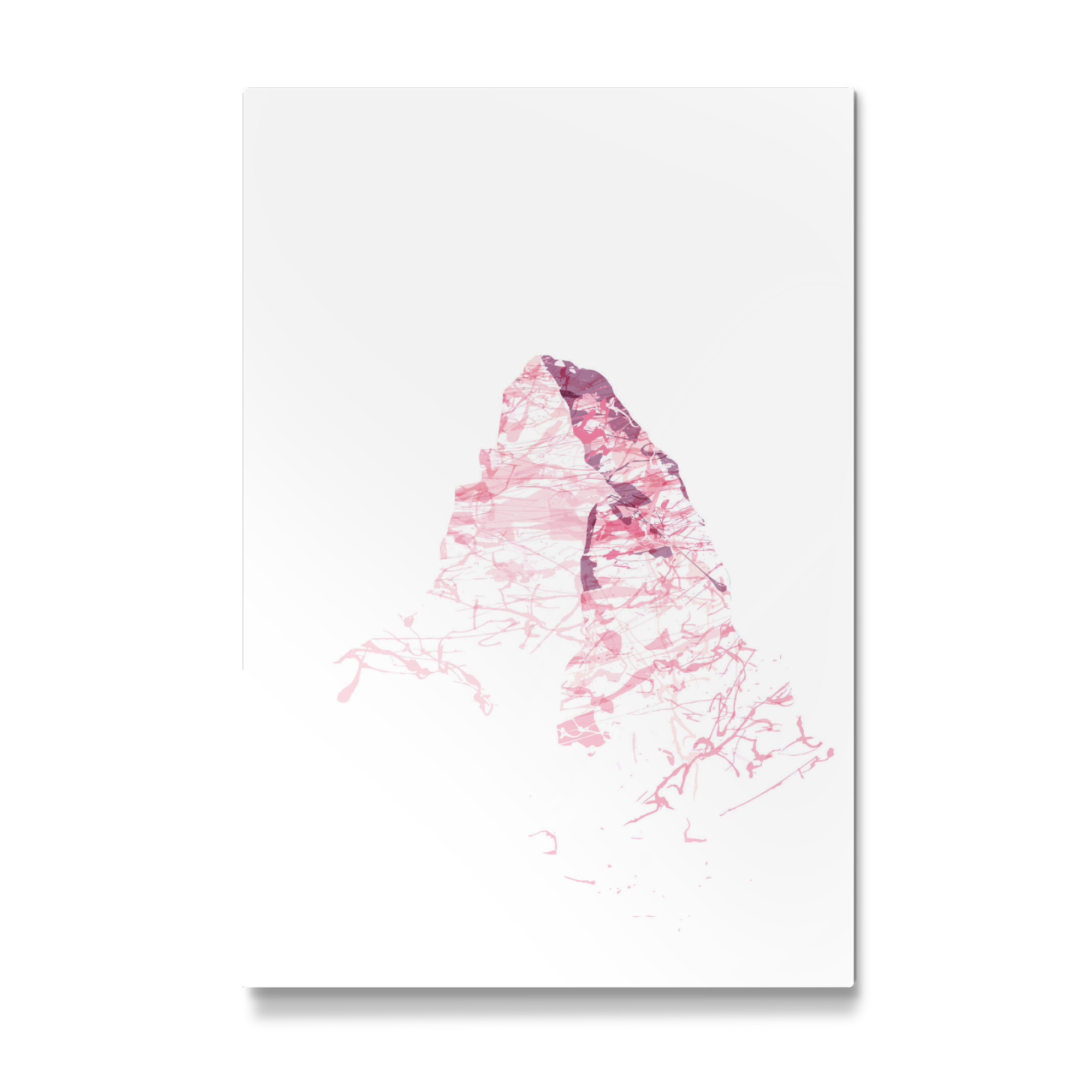 Galerie-Print "Mountainsplash Matterhorn pink" 30x20 cm artboxONE