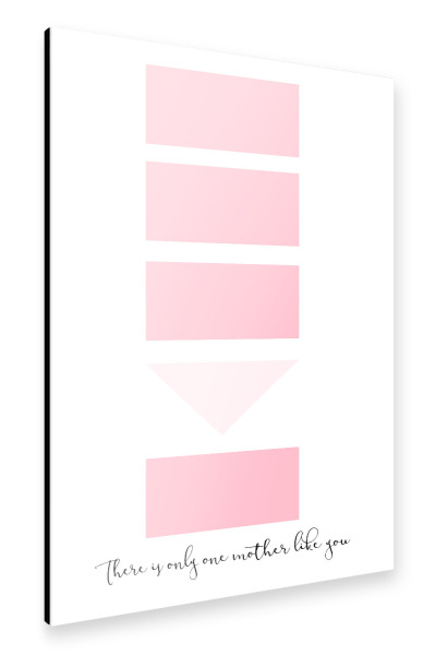 Alu-Dibond "One Mother" 30x20 cm artboxONE