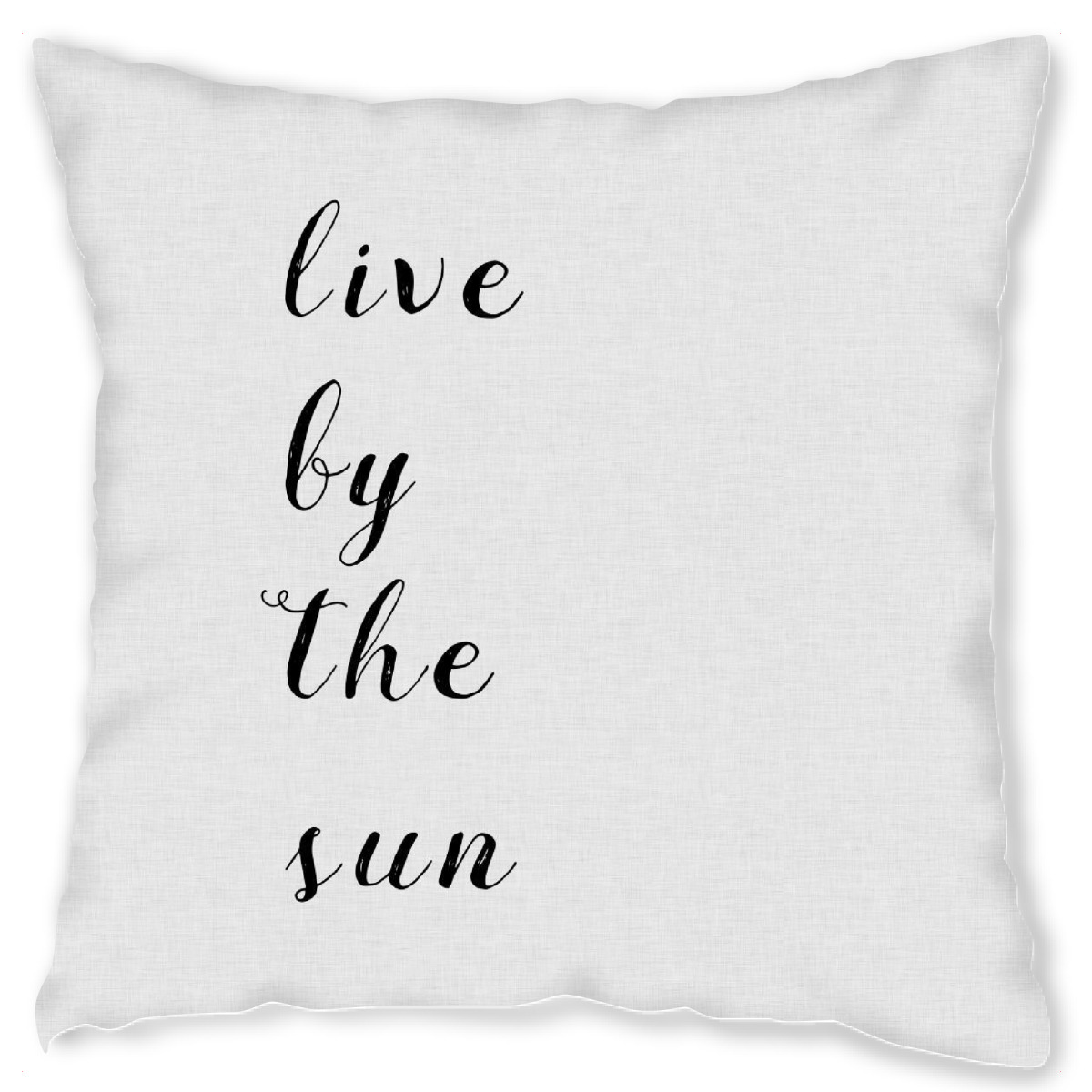 Design-Kissen "Live By The Sun" artboxONE - Typografie,Natur