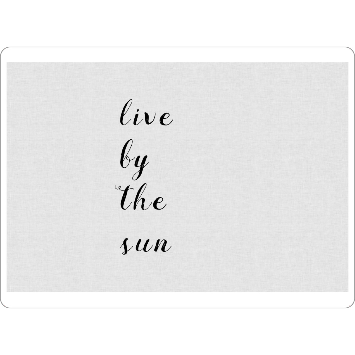 Tischset "Live By The Sun" artboxONE - Typografie,Natur