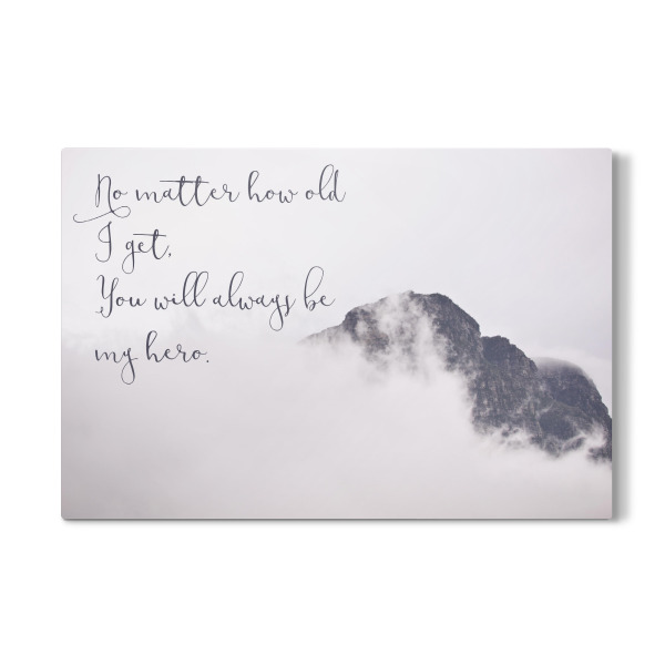 Galerie-Print "You are my hero" 30x20 cm artboxONE