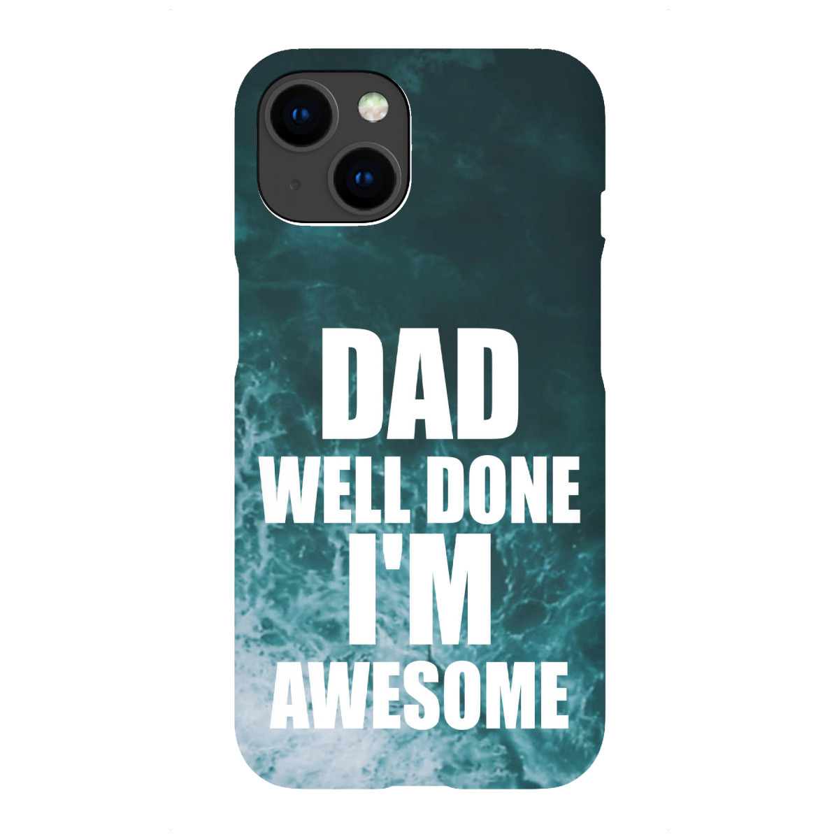 "Dad, well done!"für iPhone - Premium-Case Handyhülle artboxONE