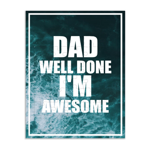 Dad, well done!