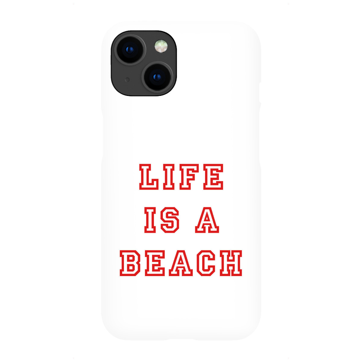 "Life is a Beach"für iPhone - Premium-Case Handyhülle artboxONE