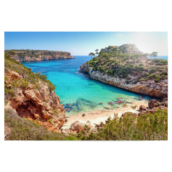 Poster 30x20 cm "Mallorca 2" artboxONE - Natur,Reise,Reise / Strand und Meer