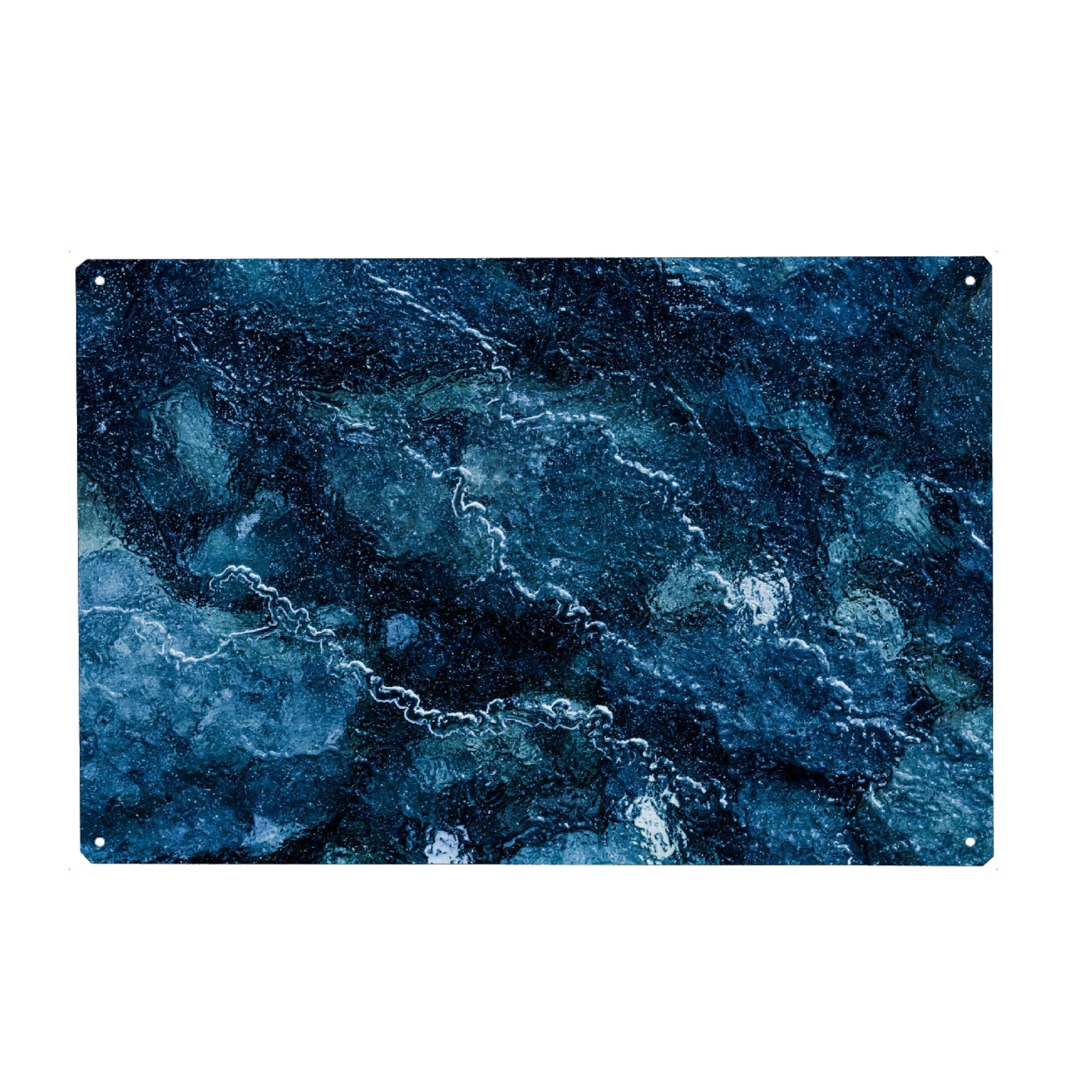 Metall Poster "Eiskunst XXIII" artboxONE - Natur,Abstrakt