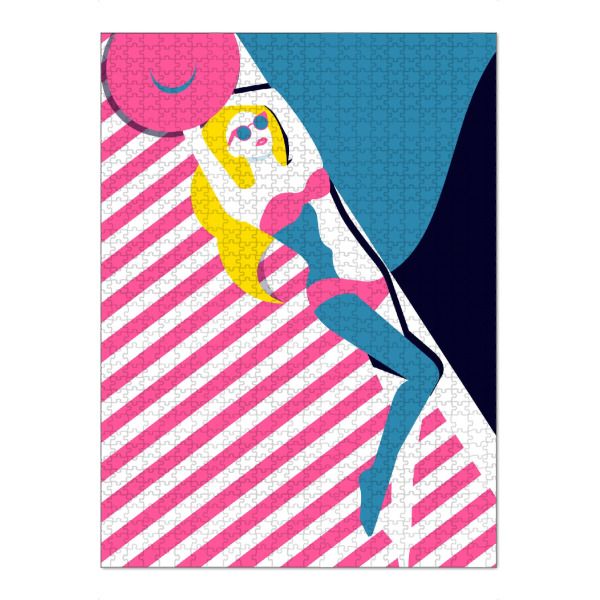 Puzzle Ravensburger "Beach Woman" artboxONE - Fashion