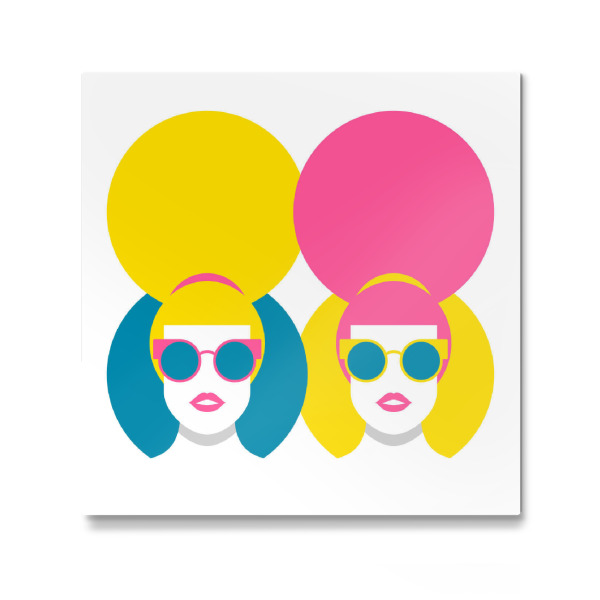 Galerie-Print "Glam Girls" 30x30 cm artboxONE