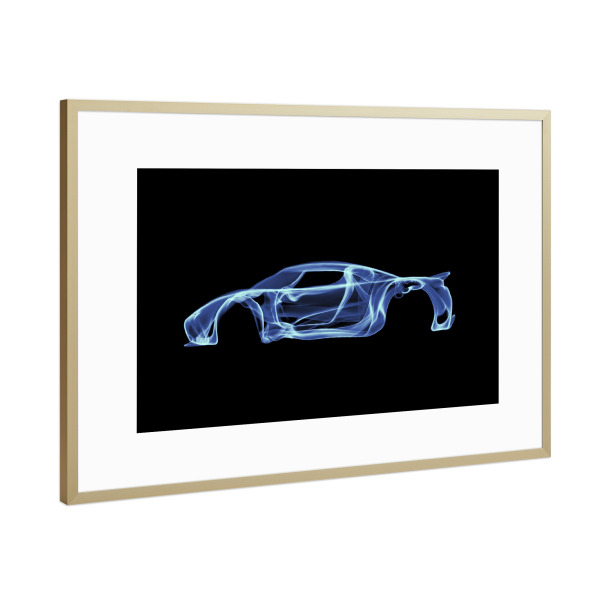 Poster mit Rahmen Gold "Koenigsegg Agera" artboxONE - Sport / Motorsport,Automobile,Sport