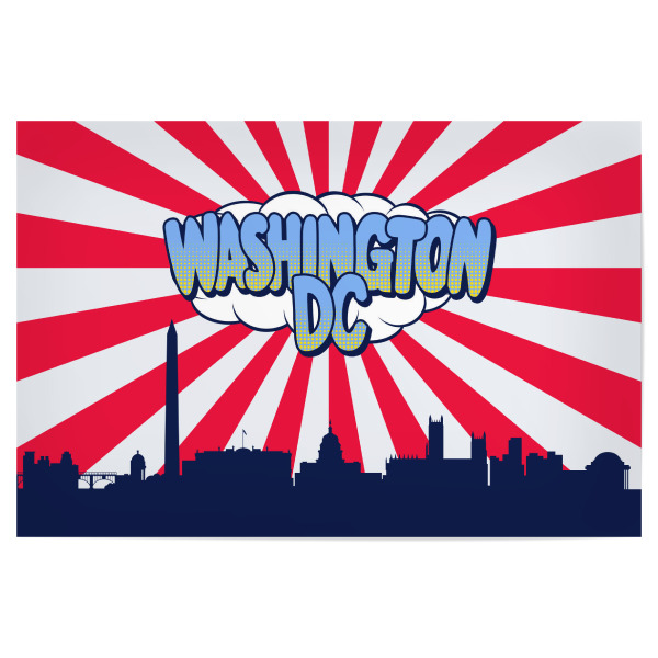Poster "Washington" artboxONE - Städte,Reise,Comic,Architektur,Städte / Washington
