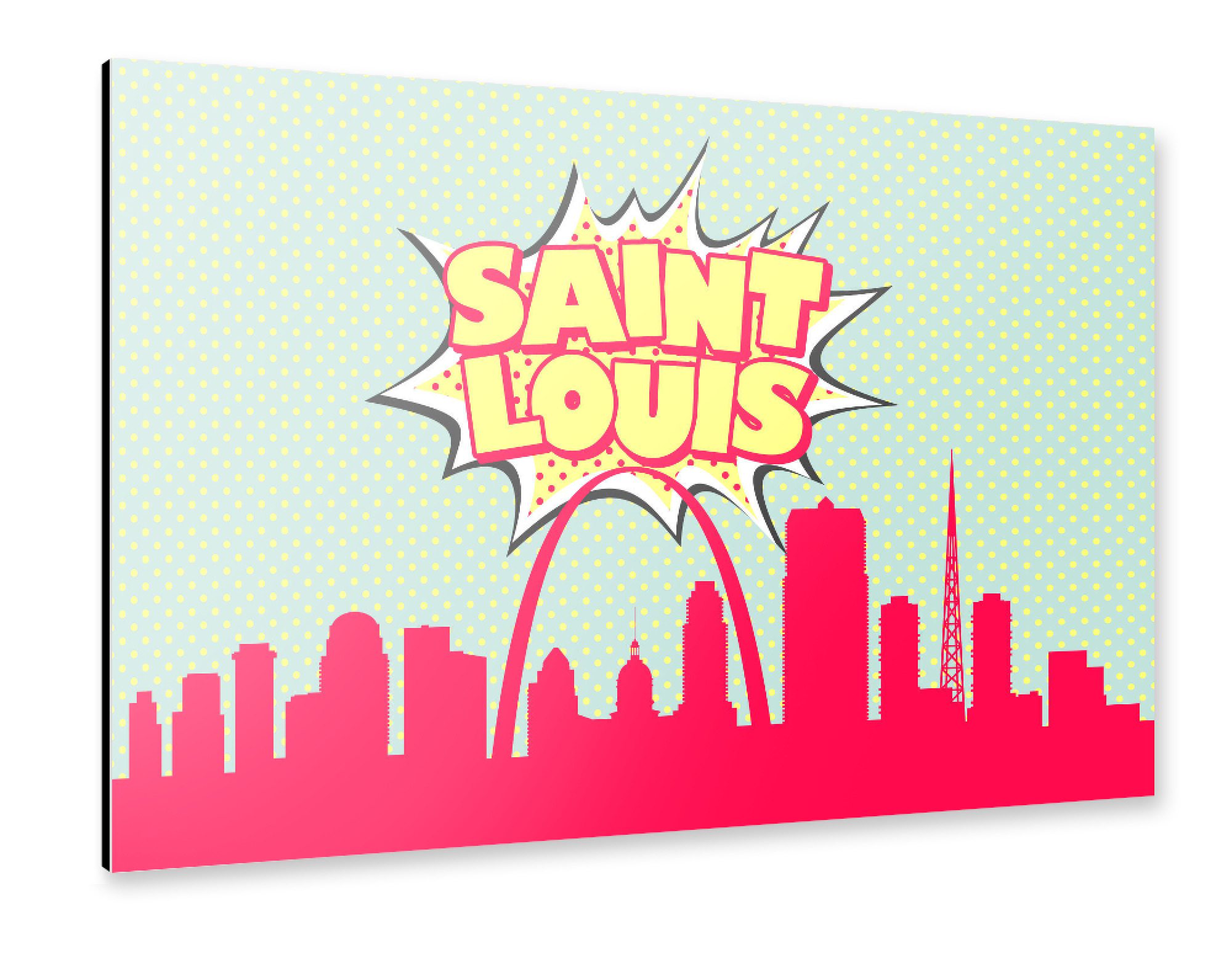 Alu-Dibond "Saint Louis" 30x20 cm artboxONE