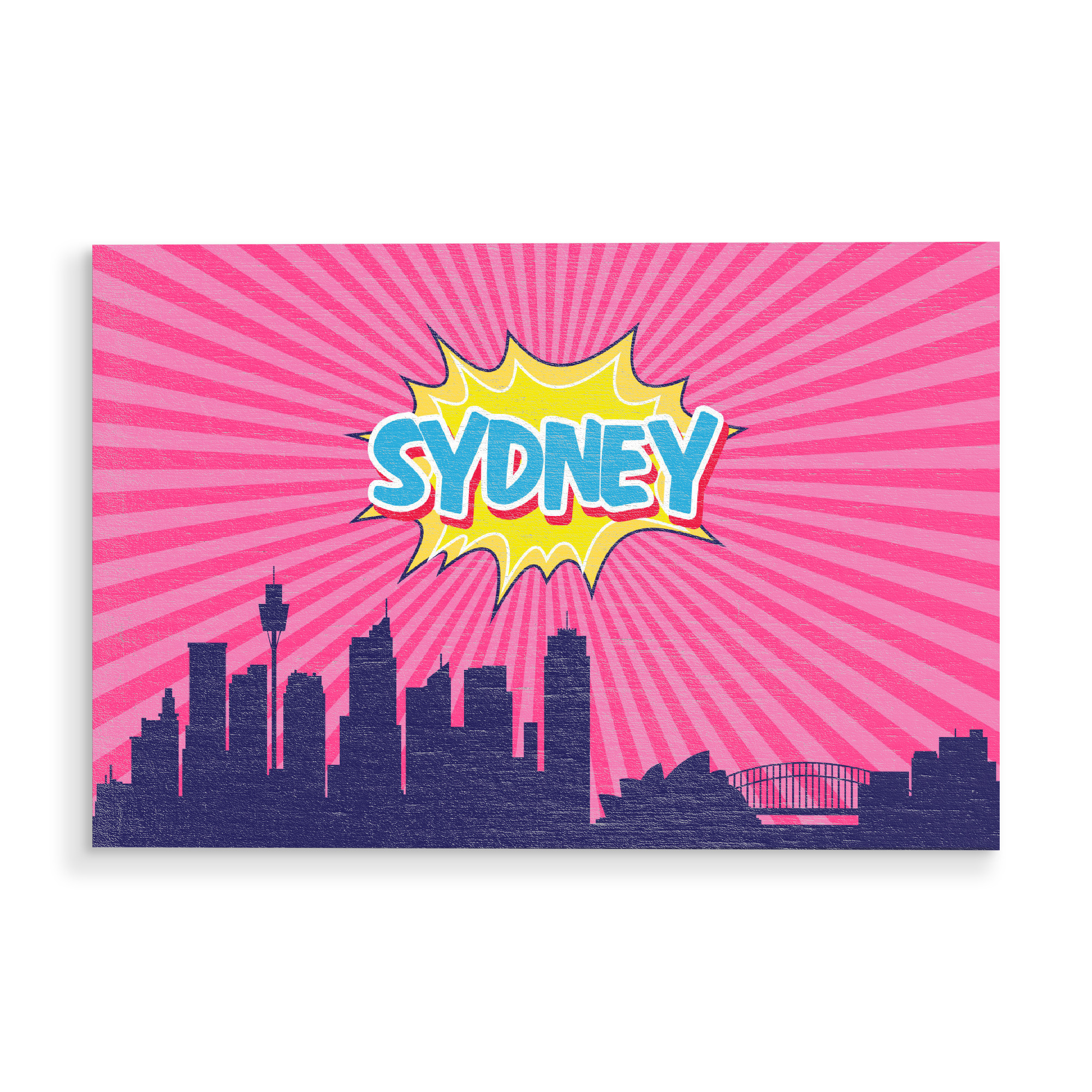 Holzbild "Sydney 3" artboxONE - Städte,Reise,Comic,Architektur,Städte / Sydney