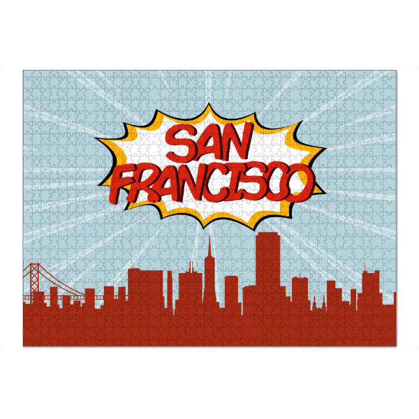 Puzzle Ravensburger "San Francisco 4" artboxONE - Städte,Reise,Comic,Architektur,Städte / San Francisco