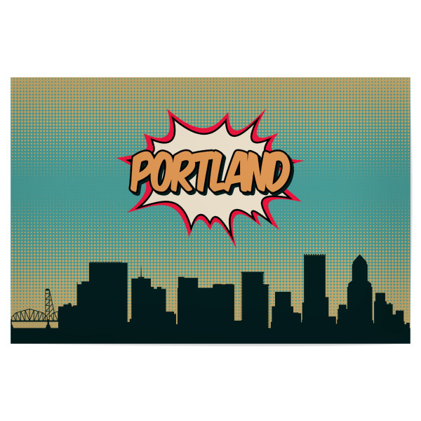 Poster "Portland" artboxONE - Städte,Reise,Comic,Architektur